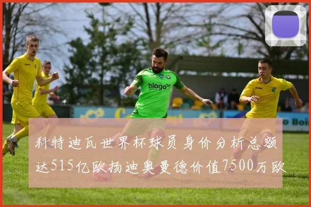 科特迪瓦世界杯球员身价分析总额达515亿欧扬迪奥曼德价值7500万欧